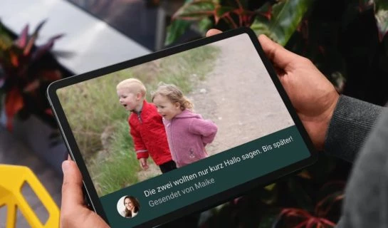 Tablet für Senioren und Menschen mit Demenz